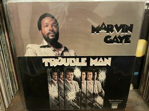 MARVIN GAYE TROUBLE MAN LP US ORIGINAL PRESS!! ブラックスプロイテーションOST 名盤！