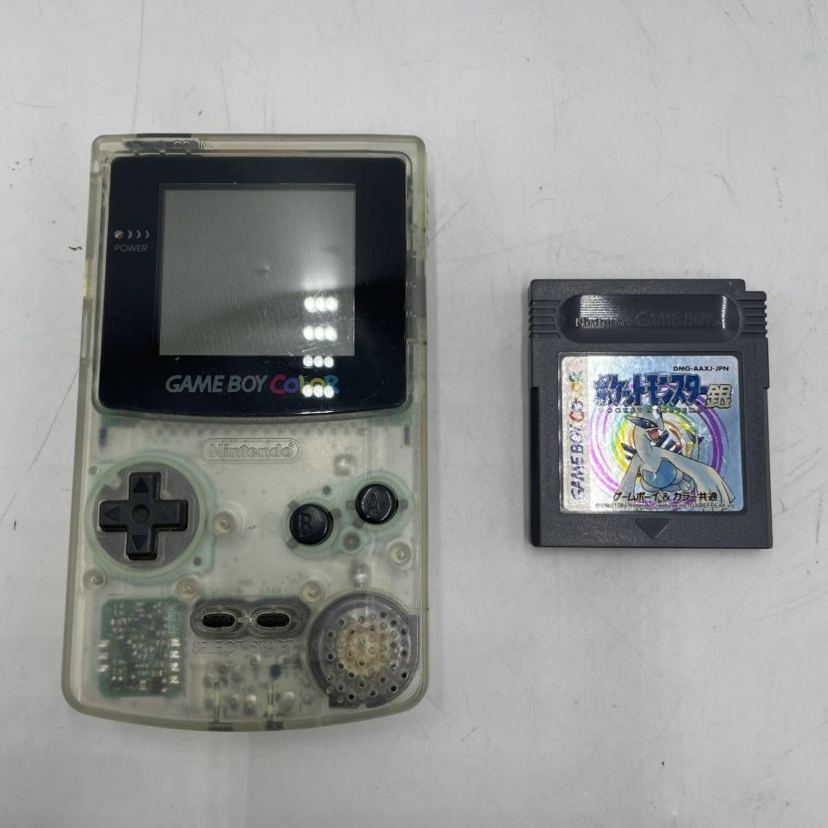 【テレビゲー】 ゲームボーイカラー 本体 ゲームボーイソフト ポケモン関係5本 イソフト