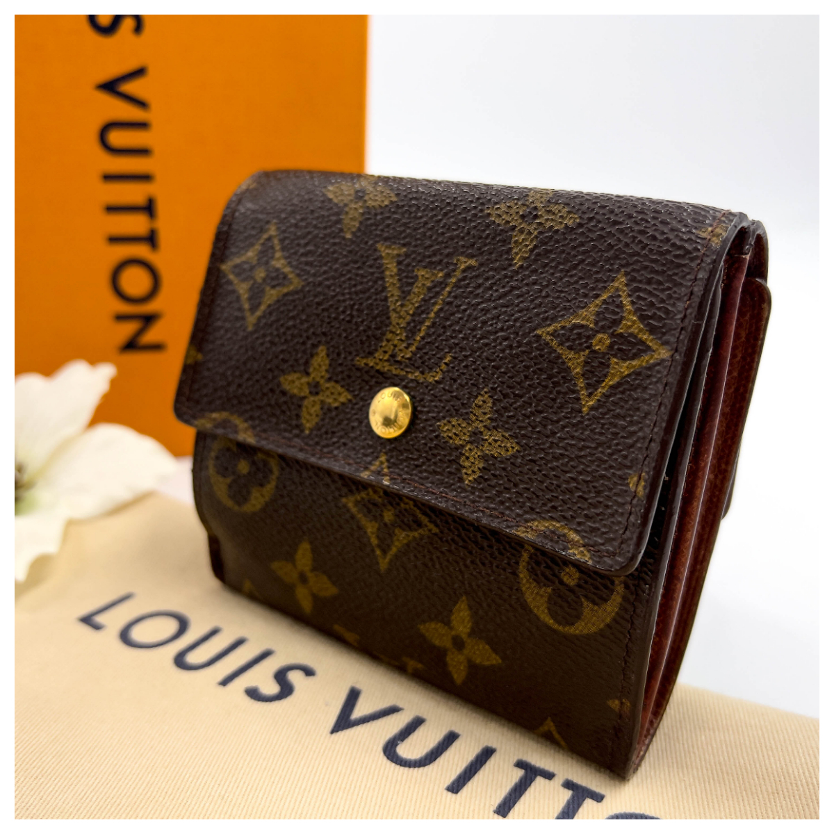 未使用❩ルイヴィトン/LOUIS VUITTON】モノグラム Wホック財布 www