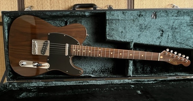 オールローズウッド風テレ:バッカス+Fender JapanTL-Roseネック-