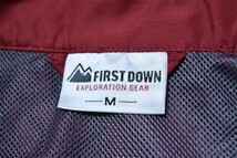 美品*FIRST DOWN ファーストダウン*赤系*メンズ*軽装*ベスト*L*釣り*キャンプ*アウトドア*春秋冬_画像3