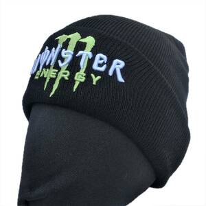 MONSTER ENERGY モンスターエナジー ロゴ ワッチニットキャップ（ブラック） [並行輸入品]