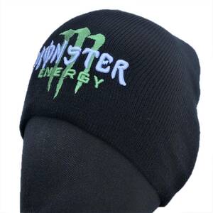 MONSTER ENERGY Monster Energy Logo Beanie вязаная шапка ( черный ) [ параллель импортные товары ]