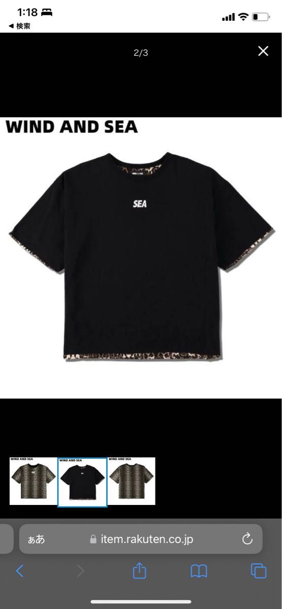 WIND AND SEA PEN PUBLIC X WDS S/S TEE 1 / BLACK Lサイズ|PayPayフリマ