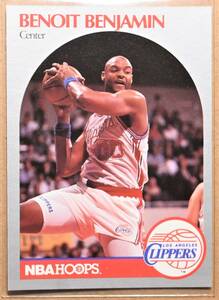 BENOIT BENJAMIN (ブノワ・ベンジャミン) 1990 NBA HOOPS トレーディングカード 【90s CLIPPERS クリッパーズ】