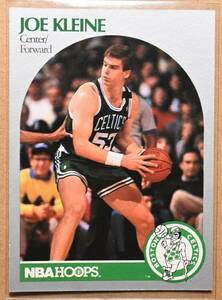 JOE KLEINE (ジョー・クライン) 1990 NBA HOOPS トレーディングカード 【90s BOSTON CELTICS ボストンセルティックス】