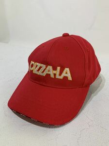  not for sale pizza hat cap red | red size 54cm adjustment possibility rare uniform Uni Home company member . industry member H505