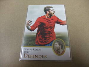 Futera UNIQUE 2013 027 セルヒオ・ラモス SERGIO RAMOS DEFENDER カード サッカー スペイン