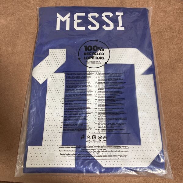 未開封品　アディダス　サッカー　アルゼンチン代表　2022 アウェイ　メッシ　カタールワールドカップ　ARGENTINA MESSI