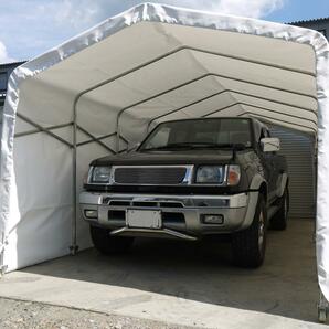 BELLOWS SHED（ベローズシェッド）伸縮式移動簡易テント [ 車庫 テント 倉庫 ガレージ 折り畳み 雨除け 屋根 ]の画像3