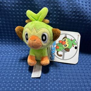 ポケモン　サルノリぬいぐるみ タグ付き キーチェーンマスコット