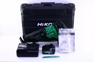 ●HiKOKI ハイコーキ CR36DA コードレスセーバソー 130mm 36V 切断機 パイプ 木材 電動工具 充電式 付属品あり ケース付【10799778】