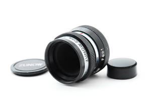 【レアな純正キャップ付き　人気のズノー】 Zunow Cine　13ｍｍ　Ｆ1.9 フード付き　Dマウント　レンズ　カメラ　同梱可能　＃6795