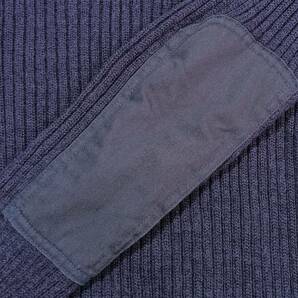 米軍支給品！MITTS NITTS NORTH CAROLINA コマンドセーター WOOL100%(濃紺32=S-M相当)USA製の画像6