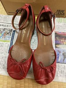 マルティプルマーマレード multiple marmelade 東京コレクションレッド 赤 幅広 外反母趾 靴 サンダル ウェッジヒール ウエッジソール M
