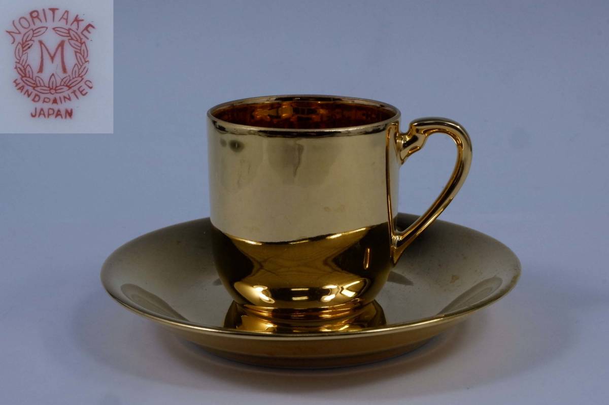 オールドノリタケ ゴールド&ブラック ポット Noritake-M印メイドイン ...