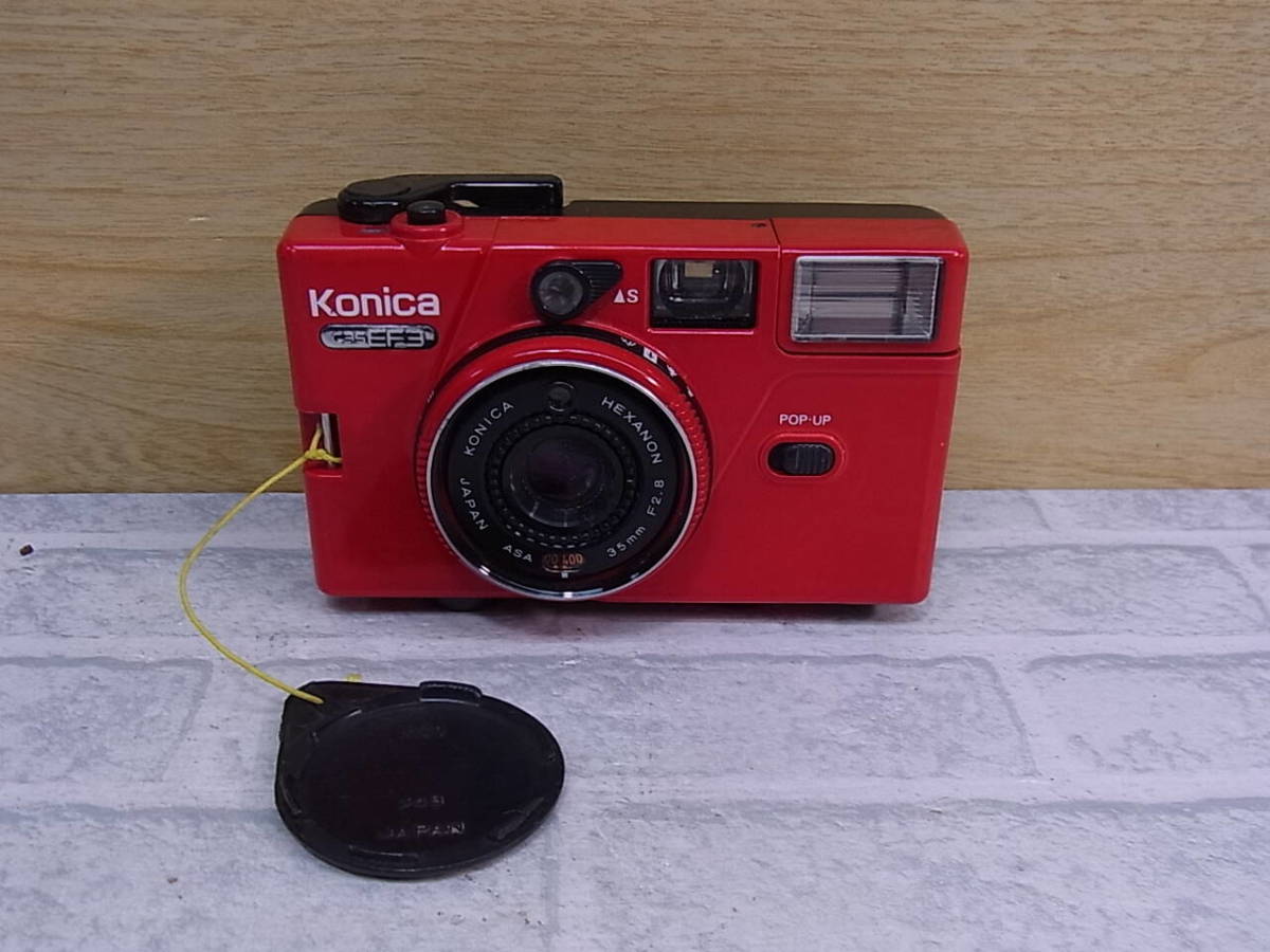 激安セール】 白いカメラ (美品) konica c35 EF3 コニカ 試写済 dgipr