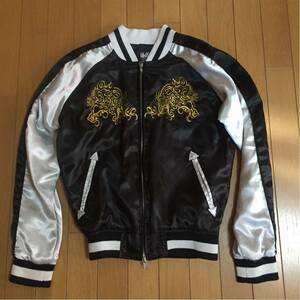 GLAD NEWSg Lad News Japanese sovenir jacket MA-1 Bomber jacket embroidery 