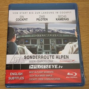 Blu-ray Неокрытый вид кабины Sonderroute alpen wien-barcelona