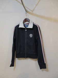 Tommyhilfiger Navy Blue Jersey Zip -Upset (используется) 111217②)