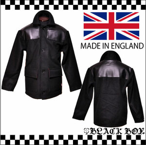 英国 ENGLAND製 DONKEY JACKET ドンキージャケット COAT ドンキーコート ブラック UK GB イギリス Oi SKINS PUNK スキンズ オイ パンク S