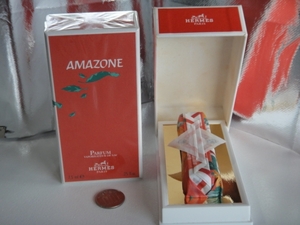 HERMES エルメス★AMAZONE アマゾン PARFUM 7.5ml x 2、アトマイザー 香水2点 *長期個人保管品