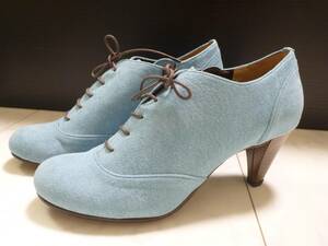  new goods vanity beauty (vanitybeauty) light blue suede bootie 23