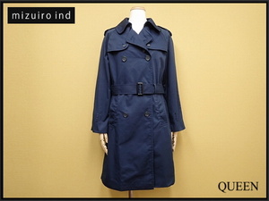 mizuiroind trench coat ^ light blue India / made in Japan /22*12*4-33