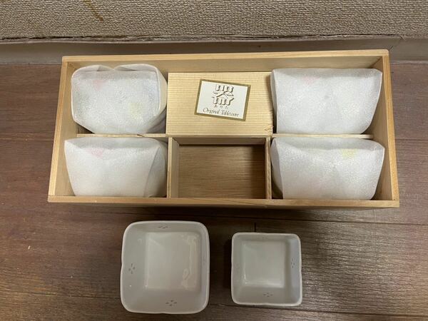 有田焼　夫婦鉢　角皿５組みセット送料無料！