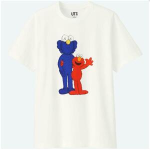 * ラスト * 送料無料 * UNIQLO KAWS UT ユニクロ カウズ Tシャツ コラボ セサミストリート / S *