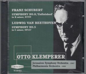 [CD/Virtuoso]ベートーヴェン:交響曲第5番ハ短調Op.67他/O.クレンペラー&フィルハーモニア管弦楽団 1960他
