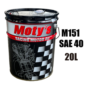 ●送料無料●モティーズ M151 SAE 40 20L×1缶 Moty’s 2輪用 4ストローク エンジンオイル スクーター スポーツバイク