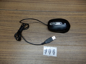 程度良★ＨＰ★USB接続 小型 光学式マウス　MOCIUL ブラック色（黒）P/N 498105-001★ ＤＮ906
