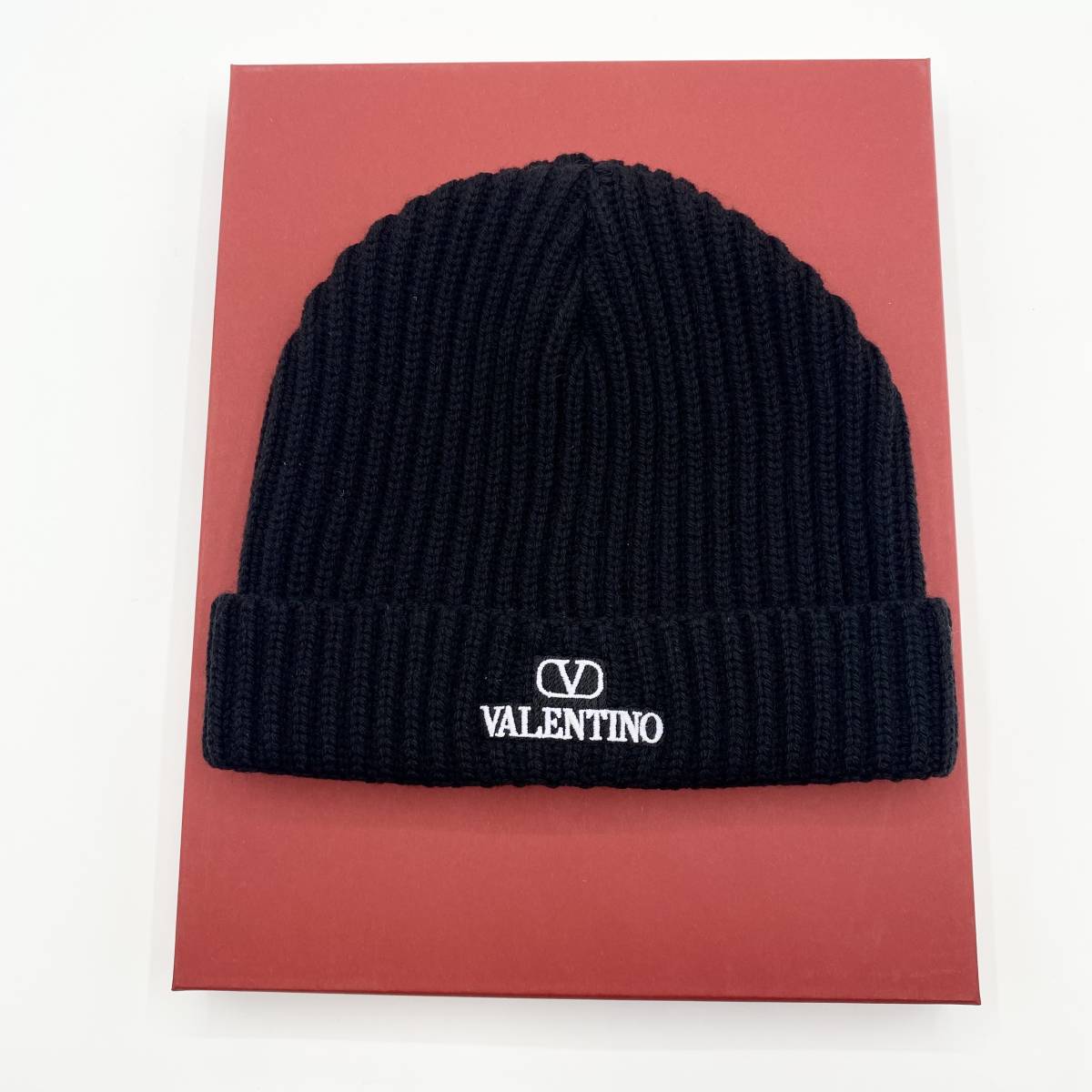 新品 Valentino ヴァレンティノ ガラヴァーニ ロゴ キャップ 帽子 57cm