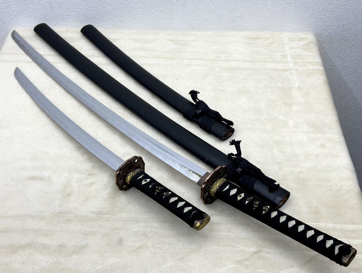 品質検査済 模造刀 模擬刀 武具 2本セット 武具