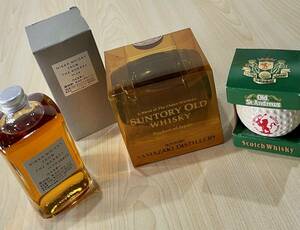 SUNTORY OLD WHISKY YAMAZAKI工場限定品、Scoch Whisky、NIKKA WHISKYの3点