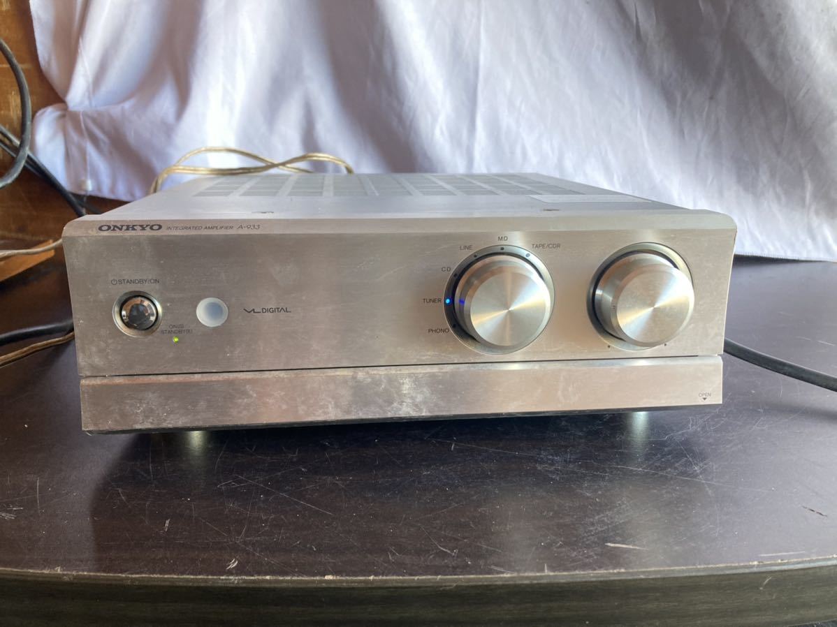 美品 動作良好 高品質 オンキョー ONKYO A-933 プリメインアンプ | www