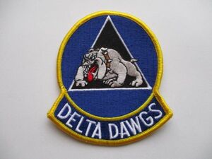 【送料無料】アメリカ空軍DELTA DAWGSパッチ89th FLYING TRAINING SQUADRON刺繍ワッペン/patchエアフォースAIR FORCE米空軍USAF米軍 M20