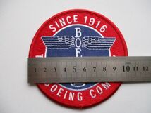 【送料無料】ボーイングTHE BOEING COMPANY SINCE 1916パッチ刺繍ワッペン/飛行機ロゴ企業LOGO航空会社トーテムポールpatch航空機 M16_画像8