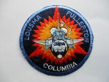 【送料無料・中古】80s NASAスペースシャトル『STS-3』コロンビア号COLUMBIA刺繍ワッペン/パッチUSAアップリケ宇宙飛行士ロケットpatch U5_画像1