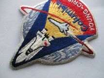 【送料無料】80s NASAスペースシャトル計画『STS-1』Columbia 刺繍ワッペン/パッチUSAアップリケ宇宙飛行士ロケットpatchコロンビア U5_画像2