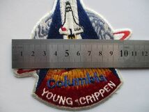 【送料無料】80s NASAスペースシャトル計画『STS-1』Columbia 刺繍ワッペン/パッチUSAアップリケ宇宙飛行士ロケットpatchコロンビア U5_画像10