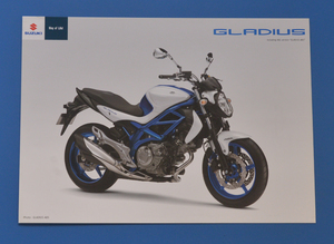 スズキ　グラディウス　SUZUKI　GLADIUS　輸出車　英語表記　2010年9月　カタログ　水冷4ストローク90°V2DOHC【S輸1980-08】