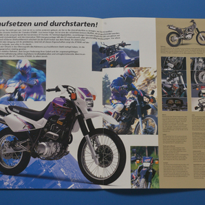 ヤマハ XT600E YAMAHA XT600E 1996年 ドイツ語表記 輸出仕様車 カタログ 4ストローク単気筒OHC4バルブ【Y輸1980-14】の画像2