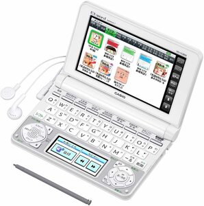 カシオ 電子辞書 エクスワード 中学生向けモデル XD-N3850WE ホワイト(中古品)