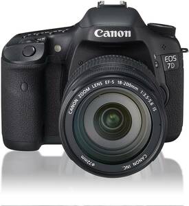 Canon デジタル一眼レフカメラ EOS 7D レンズキット EF-S18-200mm F3.5-5.6(中古品)