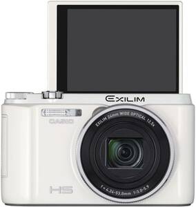 CASIO デジタルカメラ EXILIM EXZR1300WE 自分撮りチルト液晶 5軸手ブレ補 (中古品)