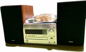 Denon パーソナルオーディオシステム 木目 D-MX11-M(中古品)