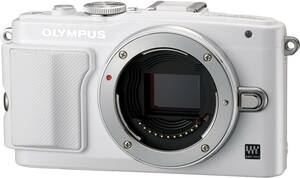 OLYMPUS ミラーレス一眼 PEN Lite E-PL6 ボディ ホワイト E-PL6 BODY WHT(中古品)