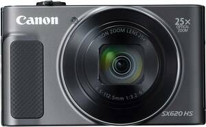 Canon コンパクトデジタルカメラ PowerShot SX620 HS ブラック 光学25倍ズ (中古品)